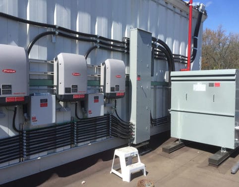 Roof top solar systems up to 500 kilowatts.