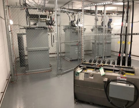 High voltage installation and maintenance
