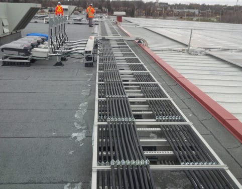 Roof top solar systems up to 500 kilowatts.