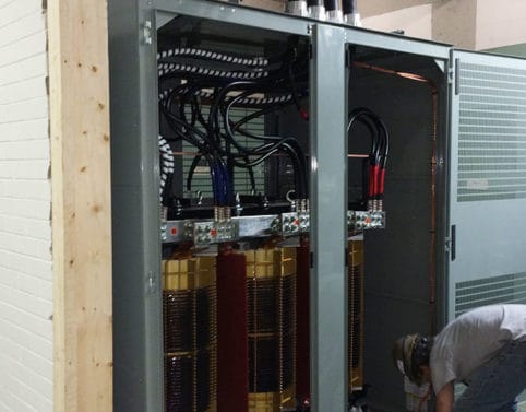 Medium voltage transformer life cycle replacement.