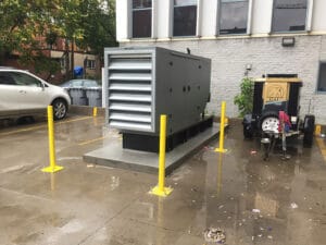 Life Safety Generator retrofit for high rise residential building.