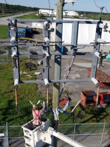 High voltage substation maintenance