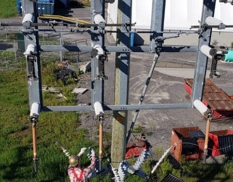 High voltage substation maintenance