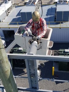 High voltage substation maintenance