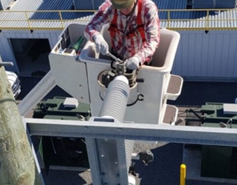 High voltage substation maintenance
